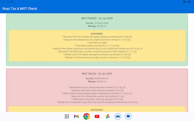 Road Tax & MOT Check android App screenshot 0