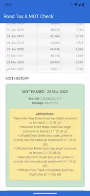 Road Tax & MOT Check android App screenshot 13