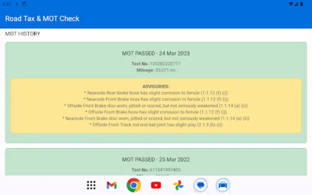 Road Tax & MOT Check android App screenshot 7